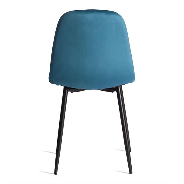 Стул Бриз/Breeze (мод.4724), Велюр/металл, Dark turquoise (темно-бирюзовый) HLR62 / черный - Вид 4