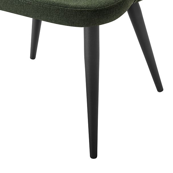 Стул Lars тёмно-зелёный/черный - Вид 5