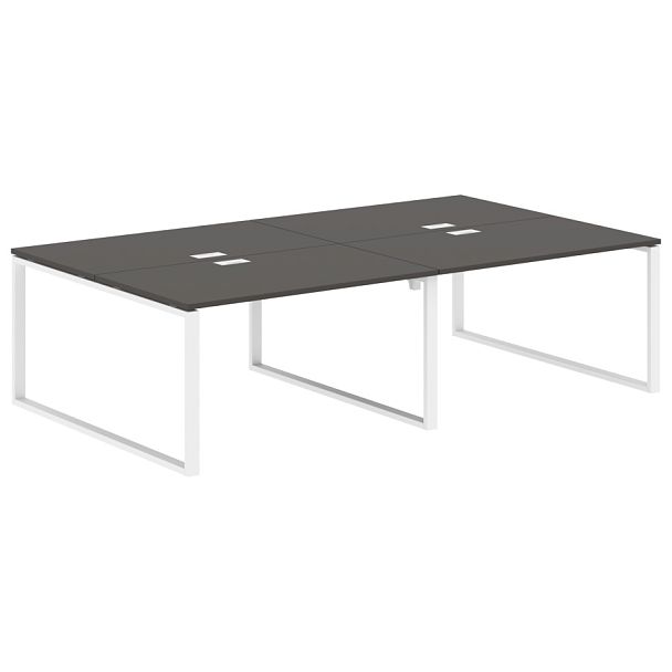 Стол 4-х местный EQWST 2716 Мокко/Белый 2726х1606х750 EDIS - Вид 1