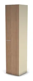 RAC057 ACCORD Шкаф узкий, высокий, с замком правый 451х448х1982 Акация Шеффилд/Кашемир - Фото предпросмотра