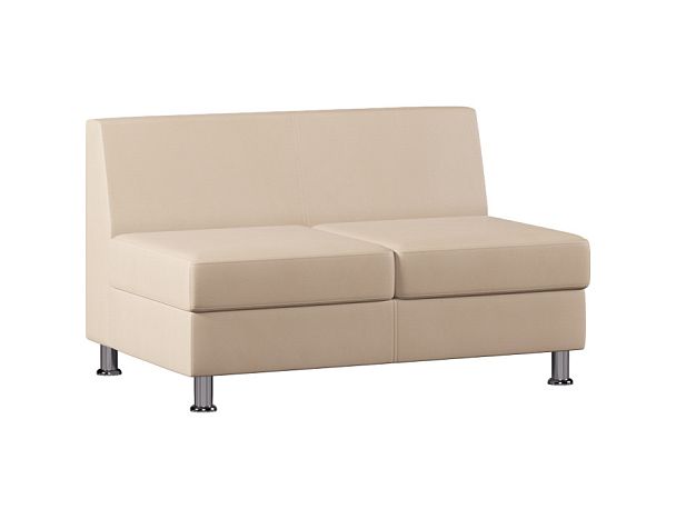 Модуль Everprof Monro двухместный Экокожа Бежевый - Вид 1