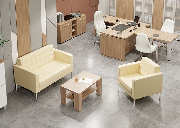 Forest Секция с подлокотником трехместная FR-SP-03 (L) Kardif 028/Металл Серый 1850*800*840 - Вид 4