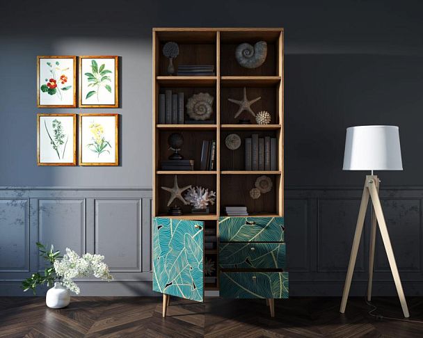 Стеллаж на комоде Berber принт 41 арт BB44/Print_41 - Вид 2