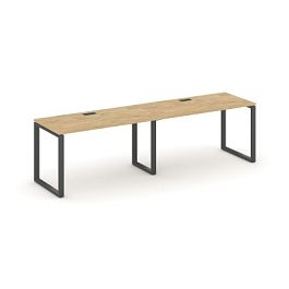 Стайл Проджект Рабочая станция 1 сторон. SN-6O.ORS-001 Тиквуд Светлый/Металл Антрацит 1960*600*750 - Фото предпросмотра