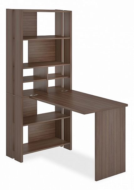 Стол компьютерный Домино Лайт СТЛ-ОВХ+С100Прям без тумбы Шамони - Вид 1