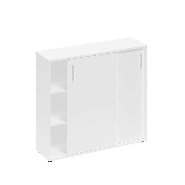 Шкаф-купе средний Elevo А1 320 БП белый премиум - Вид 1