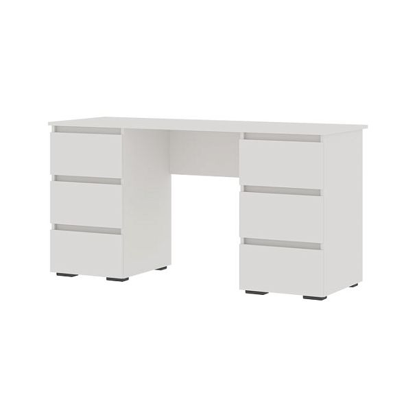 Хелен ПС 02 Письменный стол (1,420х0,730х0,500) белый/белый - Вид 1