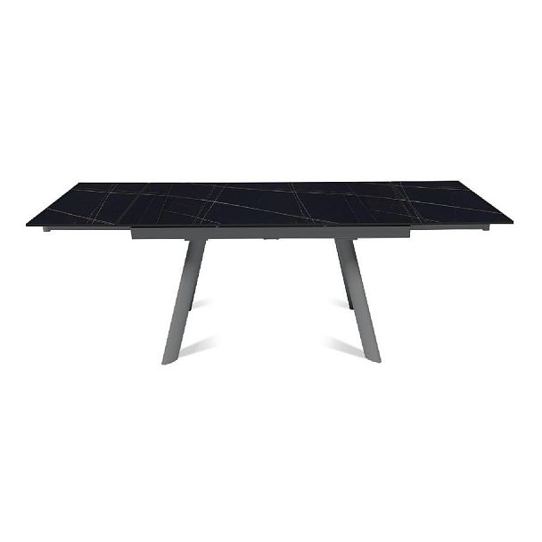 Стол раскладной Stone (140+40+40), керамика матовая Black Gold - Вид 5