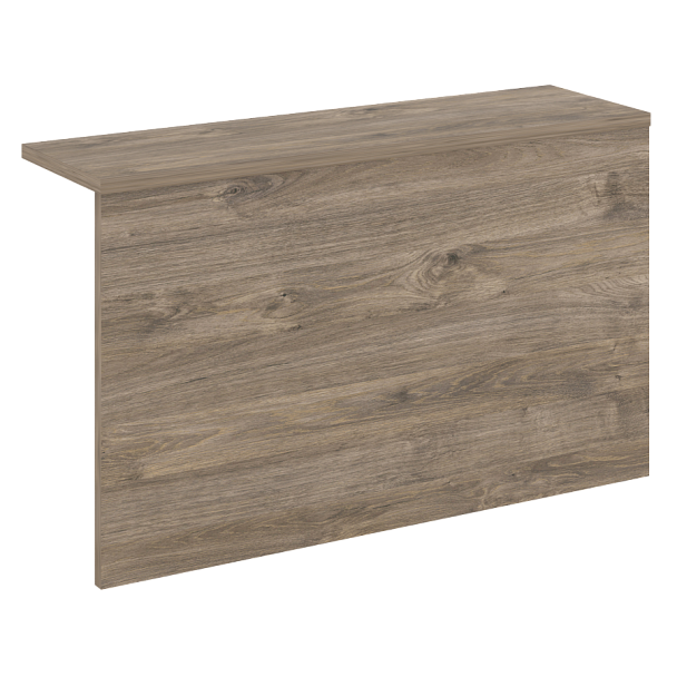 Накладка прямая высокая "Onix" О.R-NP.V-158.1 тиквуд темный - Вид 1