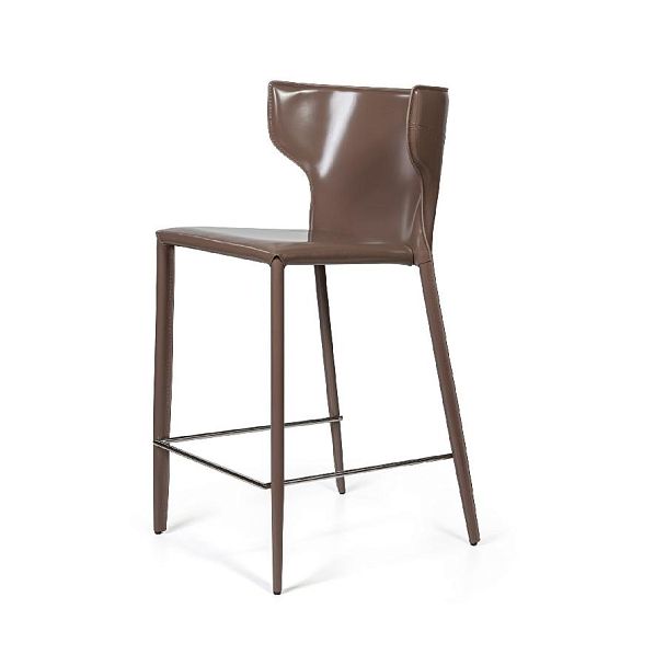 Стул полубарный Austin, кожа капучино - Вид 8