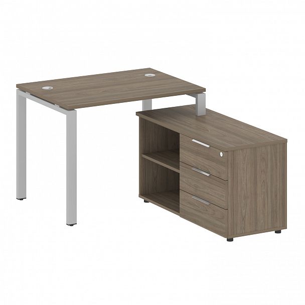 Рабочая станция "Metal System" БП.РС-СТС-2.1 вяз/серый - Вид 1