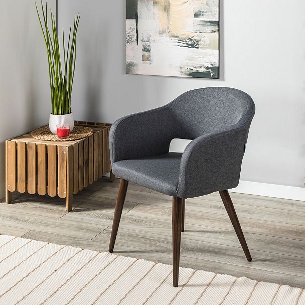 Кресло Oscar тёмно-серый/т.орех - Вид 11