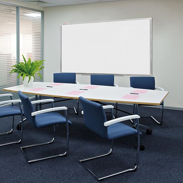 Доска магнитно-маркерная (100х180 см), алюминиевая рамка, ГАРАНТИЯ 10 ЛЕТ, РОССИЯ, BRAUBERG Стандарт, 235524 - Вид 9