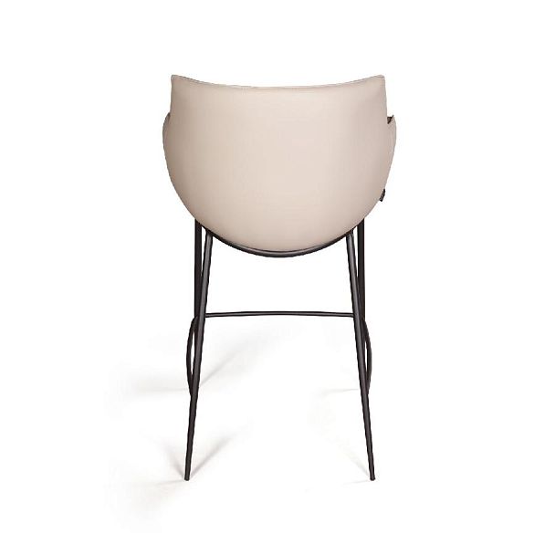 Стул полубарный Sofia, иск.кожа soft-touch, серый - Вид 7