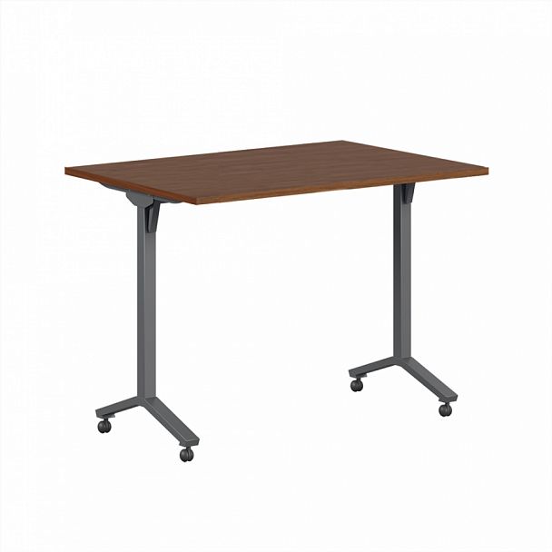 Стол мобильный складной Trend Metal 120x72x75 орех - Вид 1