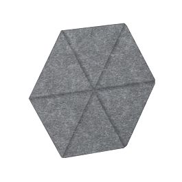 AcustiX Настенная панель шестигранная (6 лучей) VE.NP-6G6LU-200 Морская Галька 400*346*12
(сторона 2 - Фото предпросмотра