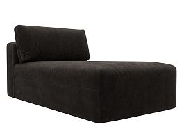 Модуль канапе Лига-060 НПБ Велюр коричневый - Фото предпросмотра