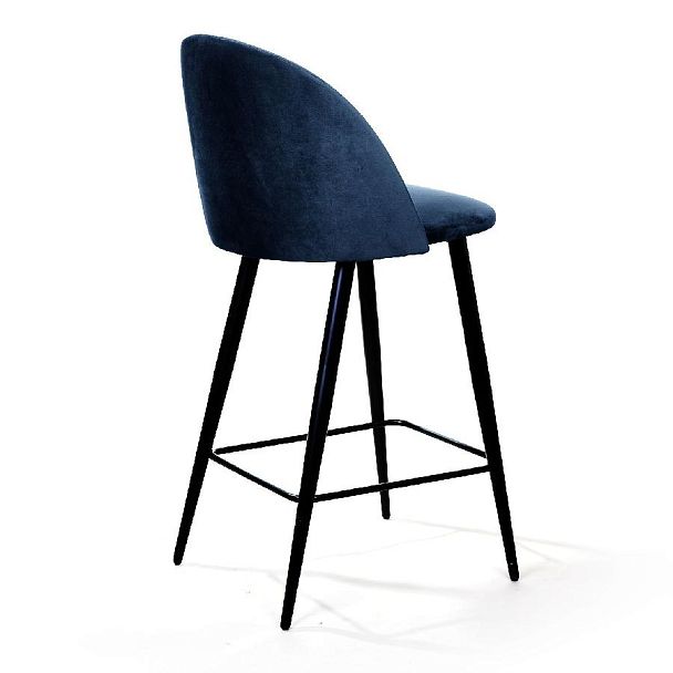 Стул полубарный Thomas, бархат синий 29 - Вид 6