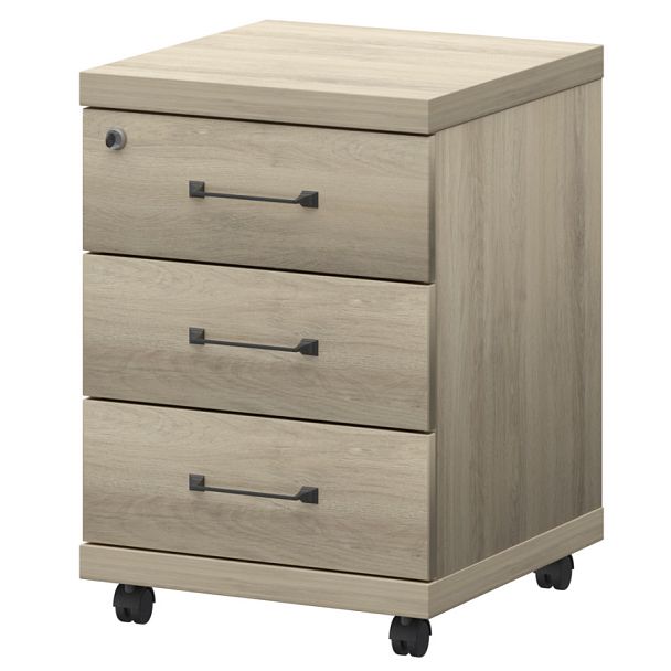 Тумба мобильная с центральным замком К-923 Кронберг 434x470x600 Приоритет - Вид 1