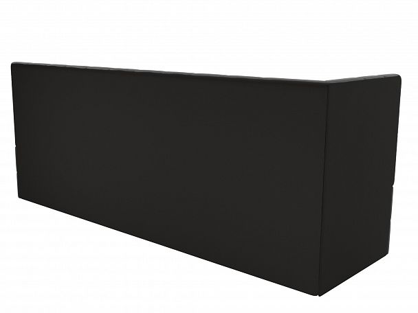 Кухонный диван Бриз с левым углом (полностью велюр серый) - Вид 7