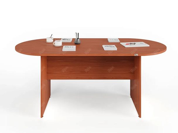 UNITY PКС-09/18 ОРЕХ ИТАЛЬЯНСКИЙ Конференц стол овальный Универсальный 1800х900х750 - Вид 1