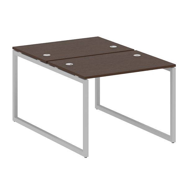 Metal System Quattro Р. ст. на О-образном м/к 40БО.РАС-СП-2.1 Венге/Серый металл 1000*1475*750 - Вид 1