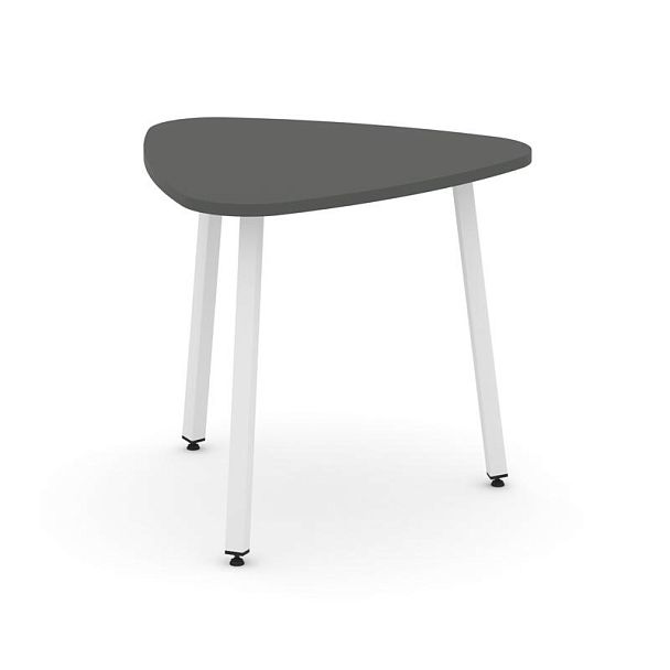 Стайл Проджект Стол переговорный SN-4.SPRG-70.3 Антрацит/Металл Белый 900*900*750 - Вид 1