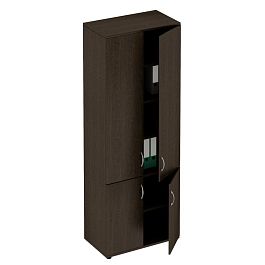Шкаф для документов закрытый 4- дверный Формула ФР 373-1 венге темный - Фото предпросмотра