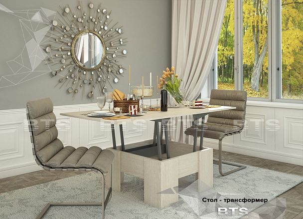 Стол "Трансформер" дуб атланта - Вид 1