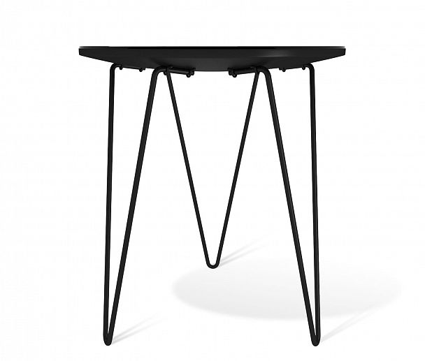 Столик кофейный Sheffilton SHT-CT27 черный муар/черный мрамор - Вид 5