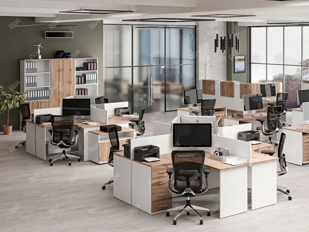 TANDEM RTD045-36U-V Шкаф комби ун-й 366х380х1966 Вотан/Белый - Вид 3