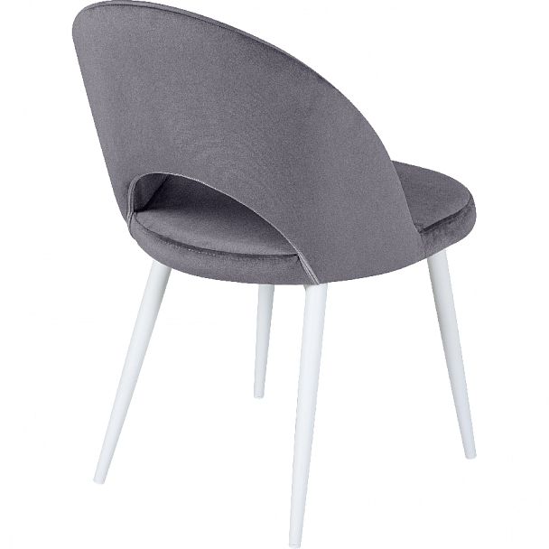 Комплект кухонных стульев Рэди серый велюр/белый, 4 шт. - Вид 4