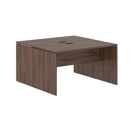 Стол двойной ED2ST 1367 Дуб Денвер тёмный/Мокко 1360х1346х750 EDIS - Фото предпросмотра