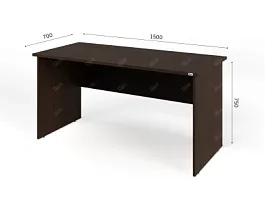 UNITY РС7-15 ВЕНГЕ Офисный стол прямоугольный Прямой 1500х700х750 - Фото предпросмотра