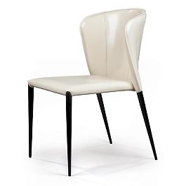 Стул Albert, кожа бежевый - Фото предпросмотра