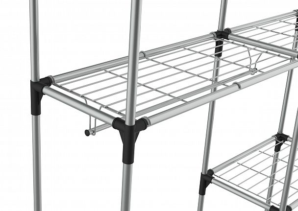 Вешалка-штанга Sheffilton SHT-WR15 черный/хром лак - Вид 5