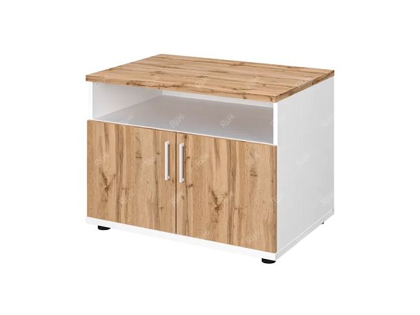 TANDEM RTD040-80G-V Тумба под оргтехнику универсальная 800х550х600 Вотан/Белый - Вид 1