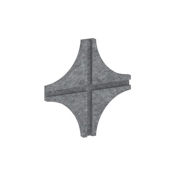 AcustiX Соединитель для войлочных экранов Х-образный VE.SVE-X Морская Галька 200*200*12 - Вид 1