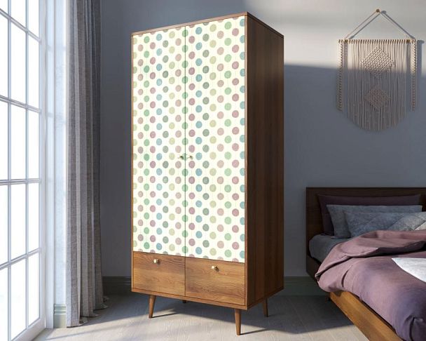 Шкаф двухстворчатый Berber принт 24 арт BB16/Print_24 - Вид 3