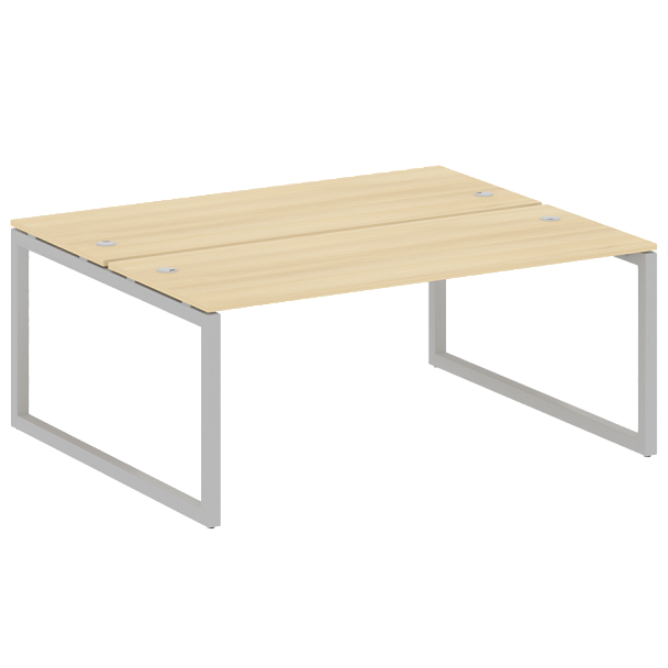 Metal System Quattro Р. ст. на О-образном м/к 50БО.РАС-СП-2.5 Акация/Серый металл 1800*1475*750 - Вид 1