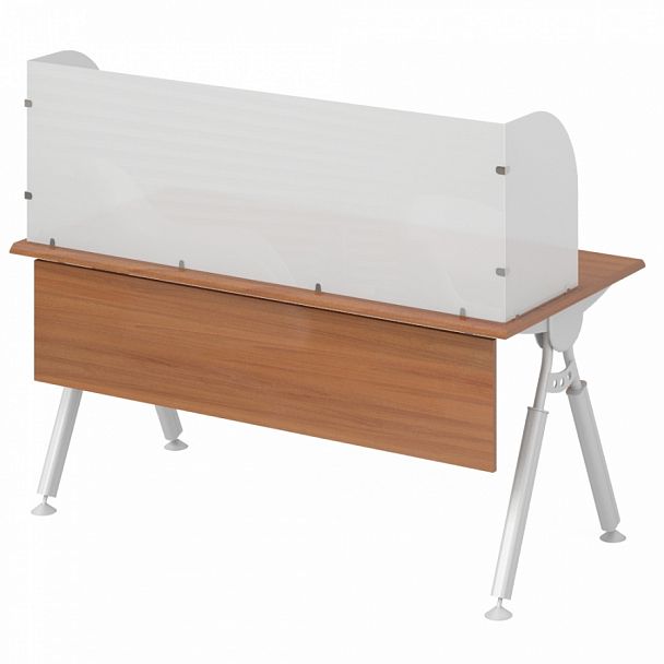 Композиция "Настольные защитные экраны «Лайт»" ПК-ЛТ-КОМП№2-В2-902 белый - Вид 1