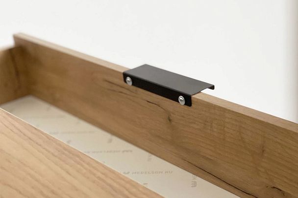 Обувница Краш LMN-13.2555 черный муар/дуб крафт золотой - Вид 11