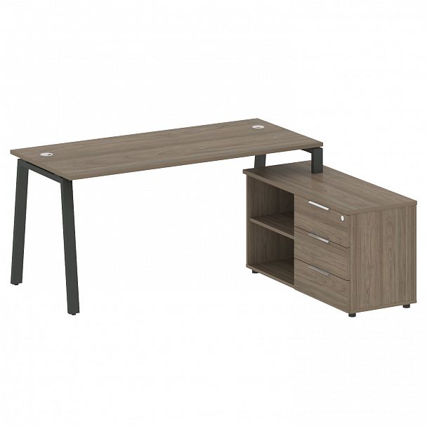 Рабочая станция "Metal System" БА.РС-СТС-2.4 вяз/антрацит - Вид 1