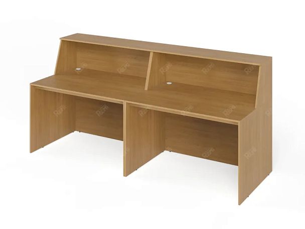 ЛАЙТ / LIGHT RLG074 Двойной ресепшн 240x80x115 Бук - Вид 2