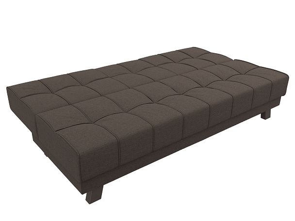 Диван прямой Винсент Рогожка коричневый - Вид 8