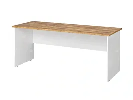 TANDEM RTD029-180-SH Стол прямоугольный ун-й 1800х700х750 Таксония шоколадная/Белый - Фото предпросмотра