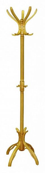 Вешалка-стойка В-12Н светло-коричневая - Вид 1