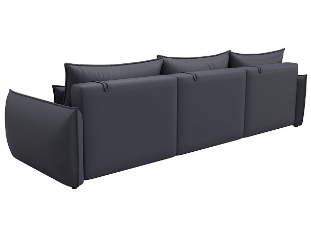 Диван прямой Лига-051 НПБ Лонг Экокожа серый - Вид 5