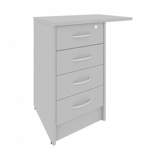 Тумба "Riva" А.ТП-4.3F-S серый - Вид 1