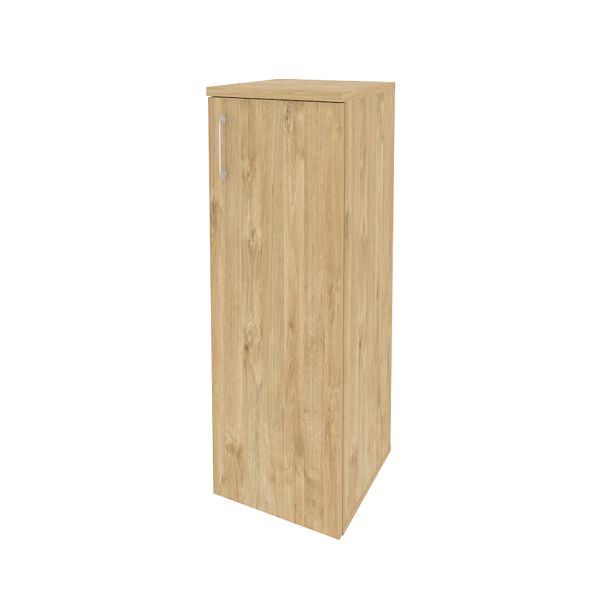 Onix Шкаф средний узкий правый O.SU-2.3 (R) Тиквуд светлый 400*420*1207 - Вид 1